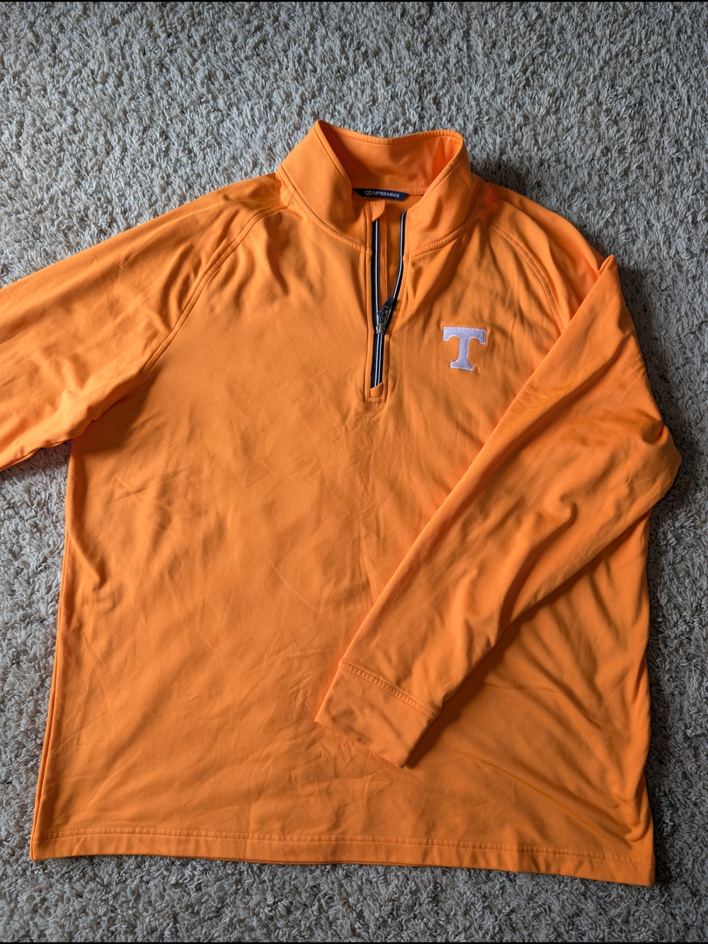 Tennessee Vols Cutter & Buck Quarter Zip Men’s XL Orange